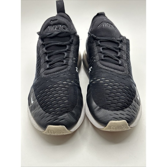 Nike Air Max 270 (GS) Black Running Shoes 943345-001 Size 7Y W 5.5 - Picture 4 of 11